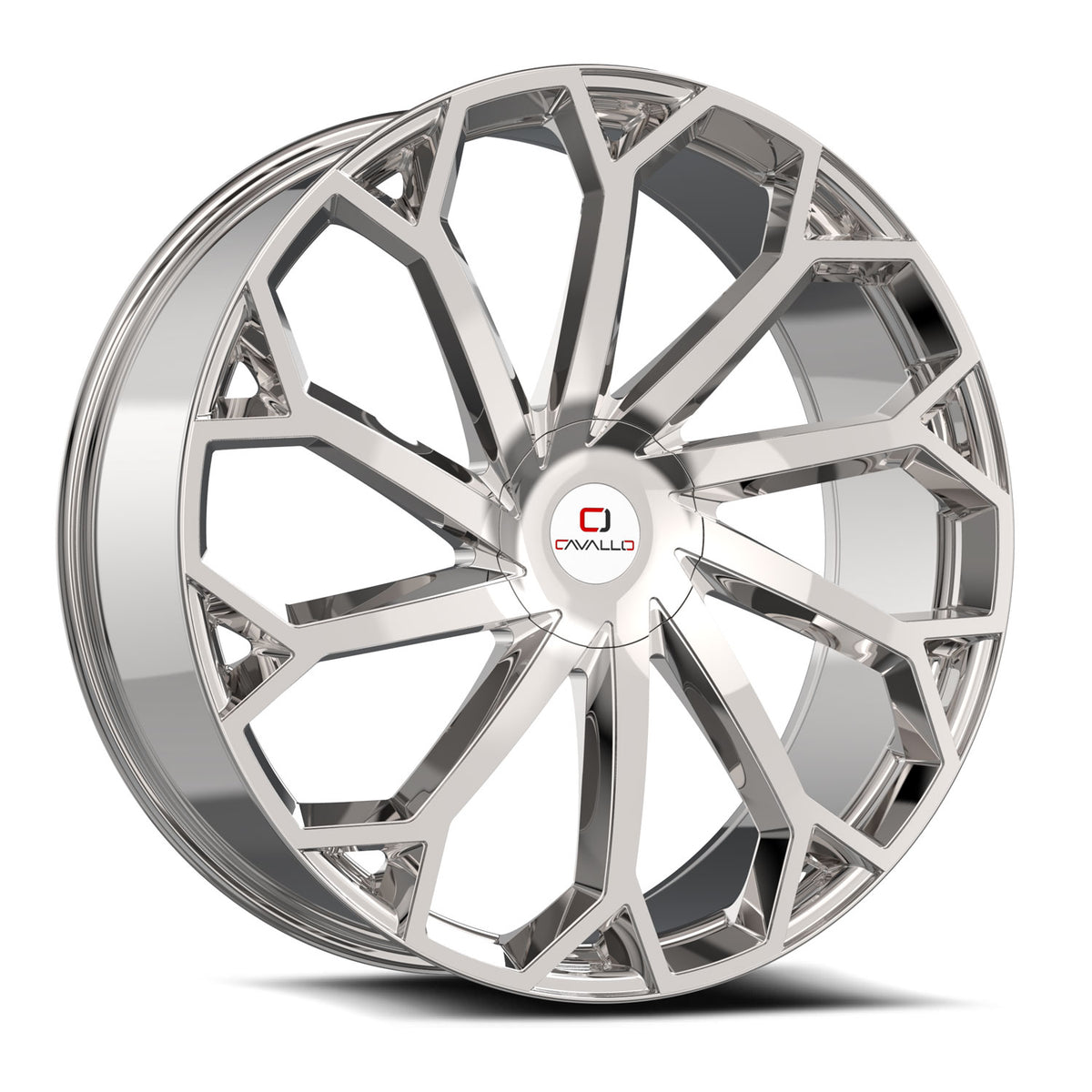 Cavallo CLV-51 20x8.5 5x108 5x114.3 +35 Cb 74.1 Nano Chrome