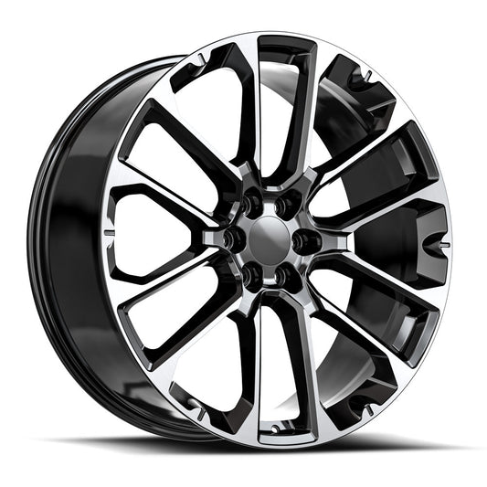 OE. Revolution G-40 22X9 6X139.7 +31 Cb 78.1 Gloss Black & Machined