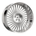Amani Forged CHILE-L 26x10 5x127 +5 Cb 78.1 Brush Center Chrome Lip Standard Cap Round