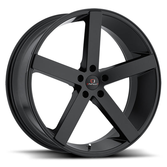 Cavallo Clv-5 20X8.5 Blank +15 Cb 74.1 Gloss Black-Dt 5X112