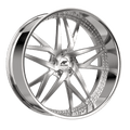 Amani Forged IKON-L 26x10 5x127 +5 Cb 78.1 Brush Center Chrome Lip Standard Cap Round