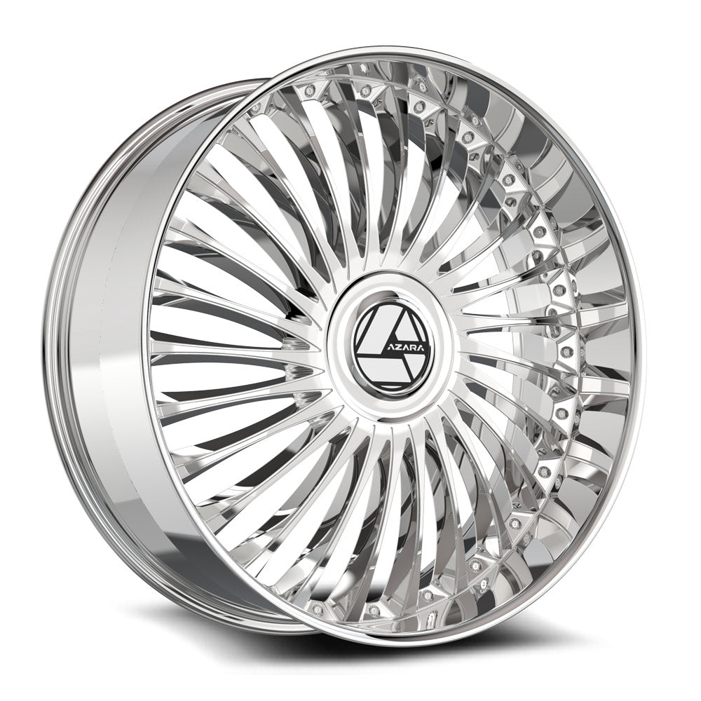 Azara AZX-103 22x9.5 5x Blank  +15 Cb 78.1 Chrome