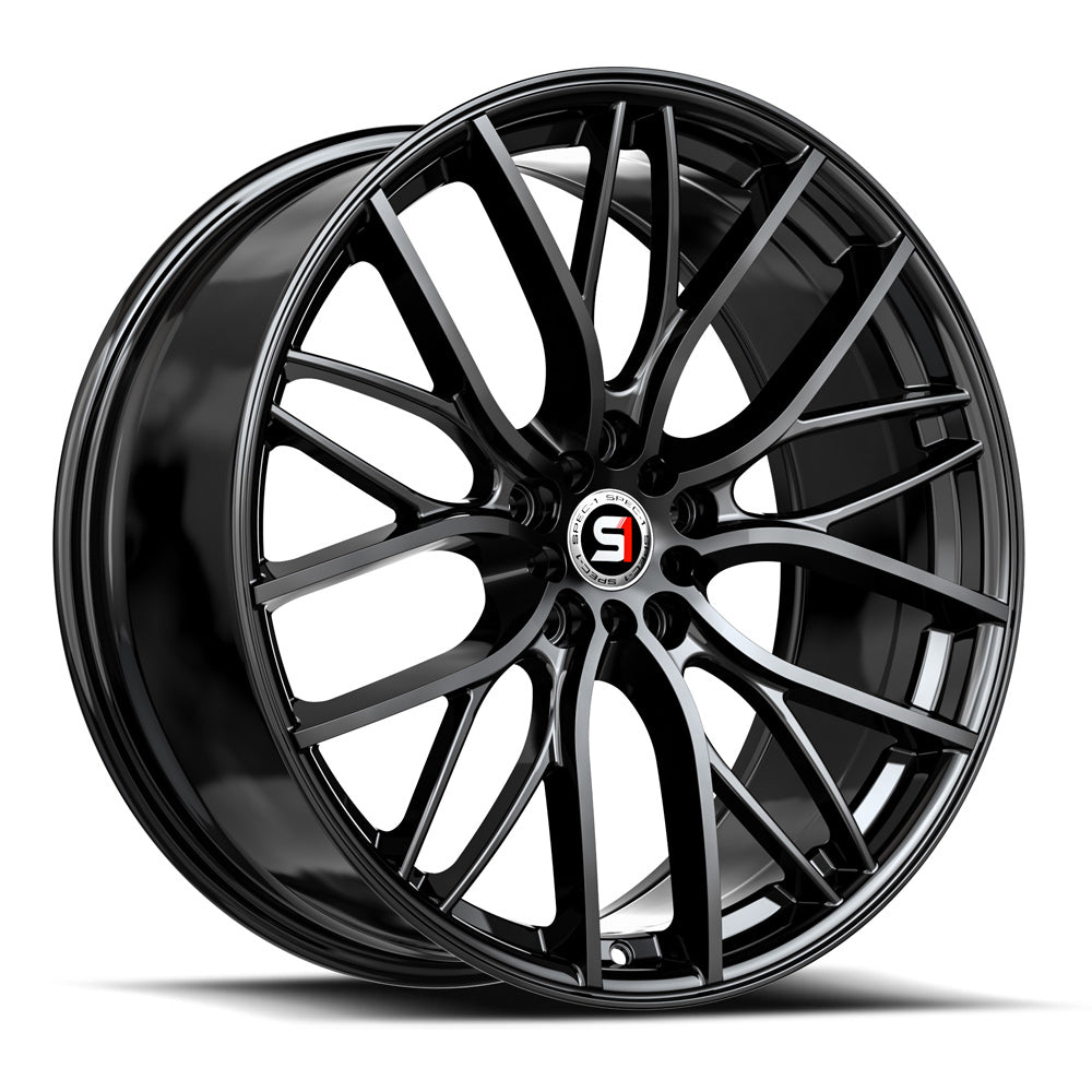 Spec-1 SP-61 18x8.0 5x110 5x114.3 +38 Cb 73.1 Gloss Black