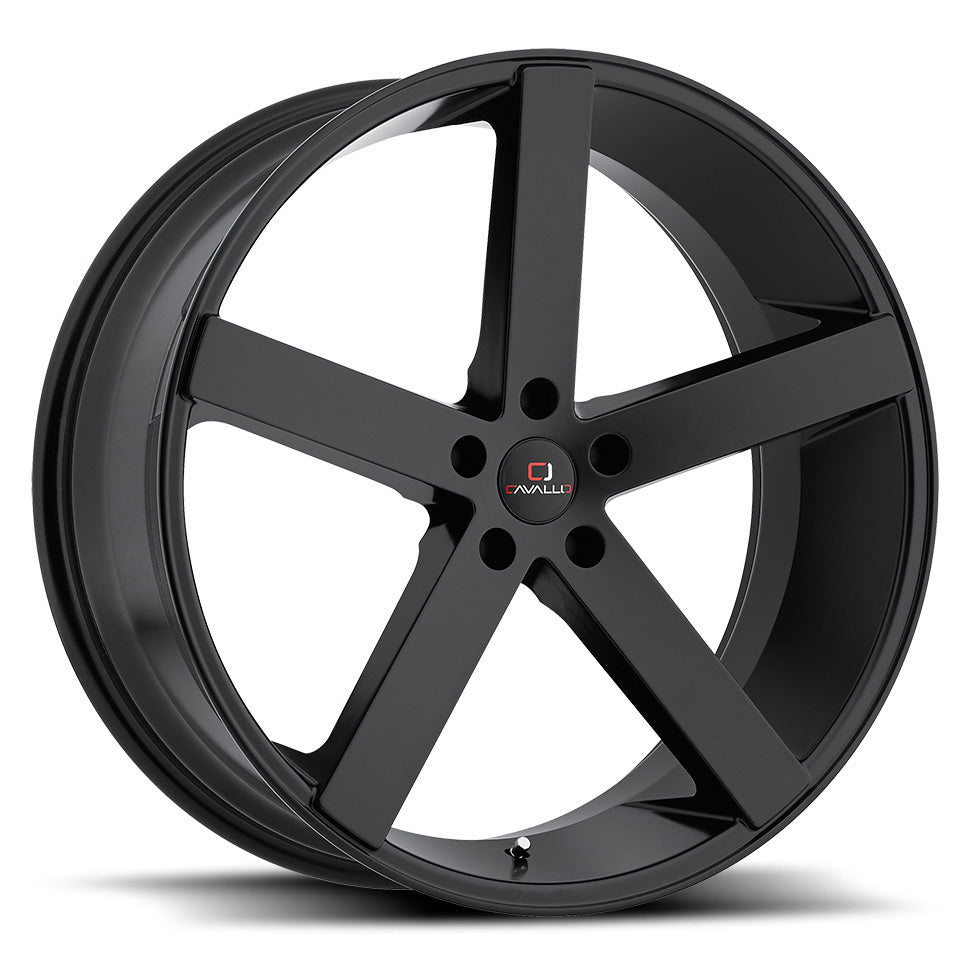 Cavallo CLV-C-5 20x8.5 5x112 +35 Cb 66.56 Gloss Black