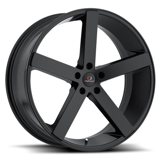Cavallo CLV-C-5 20x8.5 5x112 +35 Cb 66.56 Gloss Black