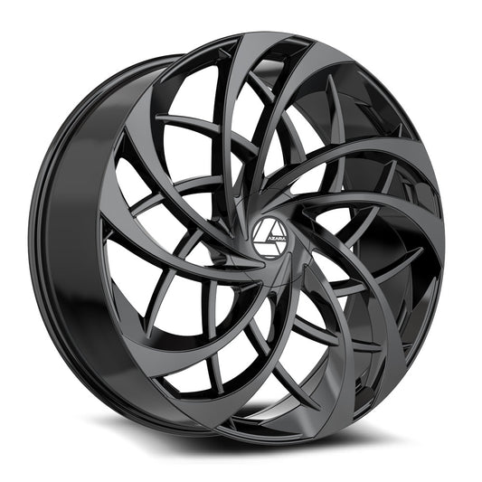 Azara AZA-540 30x9.5 6x135 6x139.7 +22 Cb 87.1 Gloss Black