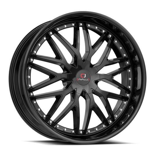 Cavallo CLV-46 18x8.0 5x114.3 5x120 +35 Cb 74.1 Gloss Black