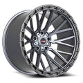 Vortek VRT-608 APOLLO 18x9 5x127 5x139.7 0 Cb 78.1 Matte Titanium With Black Bead Ring