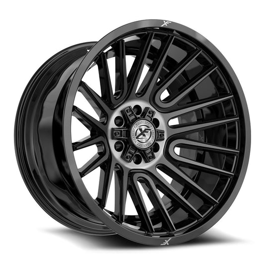 XF Off-Road XF-234 26x14 6x135 6x139.7 -76 Cb 106.4 Gloss Black & Brushed Double Dark Tint