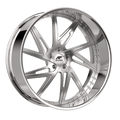 Amani Forged CONRAD-L 22x10 5x Blank +40 Cb 66.56 Brush Center Chrome Lip Standard Cap Round