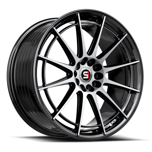 Spec-1 SP-64 18x9.0 4x100 4x114.3 +38 Cb 73.1 Gloss Black & Machined