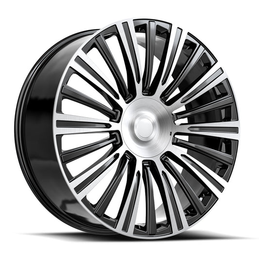 OE. Revolution CAD-35 22X9 6X139.7 +31 Cb 78.1 Gloss Black & Machined