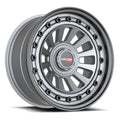 Vortek VRD-702 RADAR 18x9 6x135 6x139.7 +12 Cb 106.1 Matte GunMetal With Black Bolts & Lip