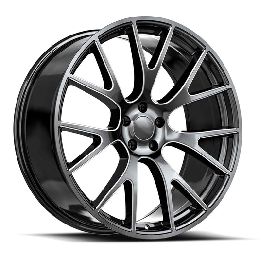 OE. Revolution HC-1 24x10 6X139.7 +20 Cb 78.1 Gloss Black & Milled