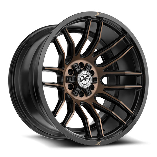 XF Off-Road XF-232 20x9 6x135 6x139.7 +12 Cb 106.4 Satin Black & Bronze Machined Double Dark Tint