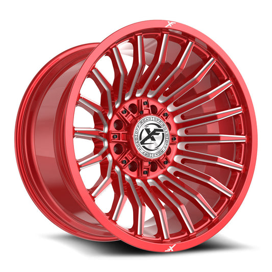 XF Off-Road XF-231 24x12 8x165.1 8x180 -44 Cb 125.2 Anodized Red & Milled