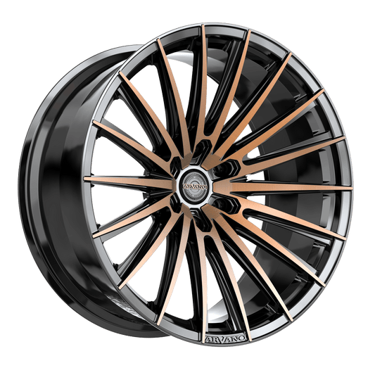 Arvano ART-2 Geneva 24X9.5 6x135 +18 Cb 87.1 Silver & Brushed