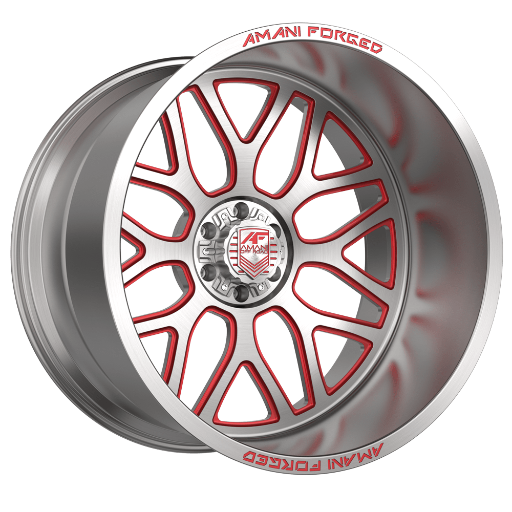 AMANI FORGED OFF-ROAD ALLORA BRUSHED/RED