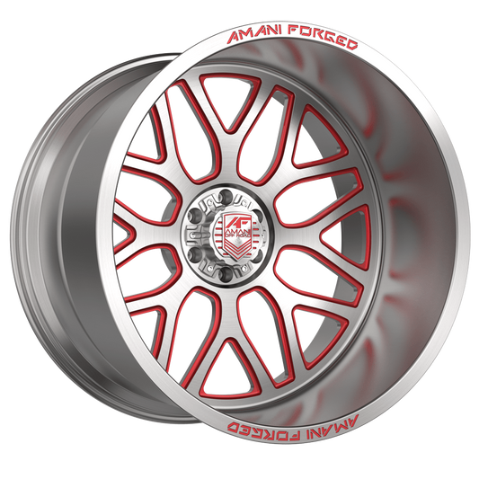 AMANI FORGED OFF-ROAD ALLORA BRUSHED/RED