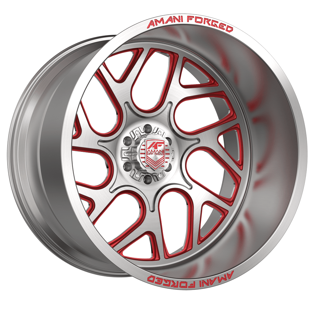 AMANI FORGED OFF-ROAD APOLLO BRUSHED/RED