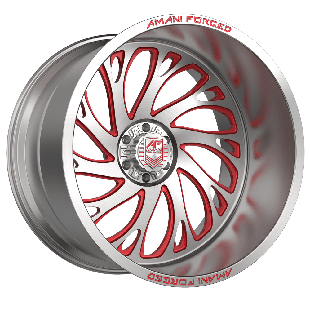 AMANI FORGED OFF-ROAD ATLANTIC BRUSHED/RED