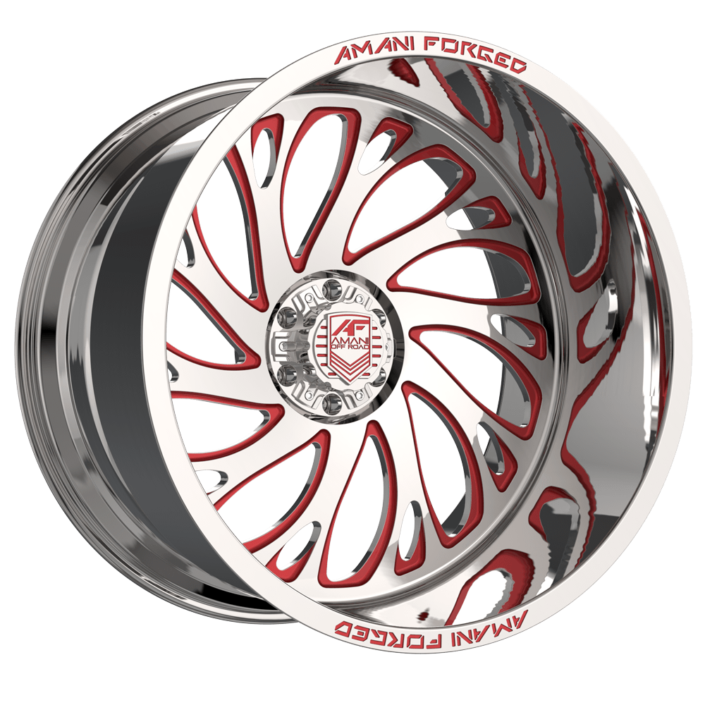 AMANI FORGED OFF-ROAD ATLANTIC POLISHED/RED