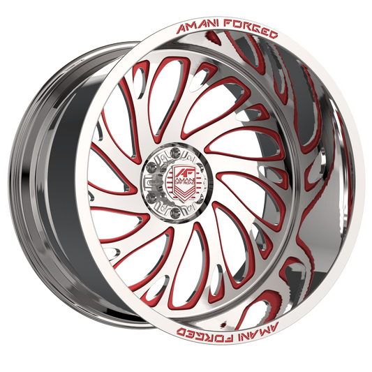 AMANI FORGED OFF-ROAD ATLANTIC POLISHED/RED