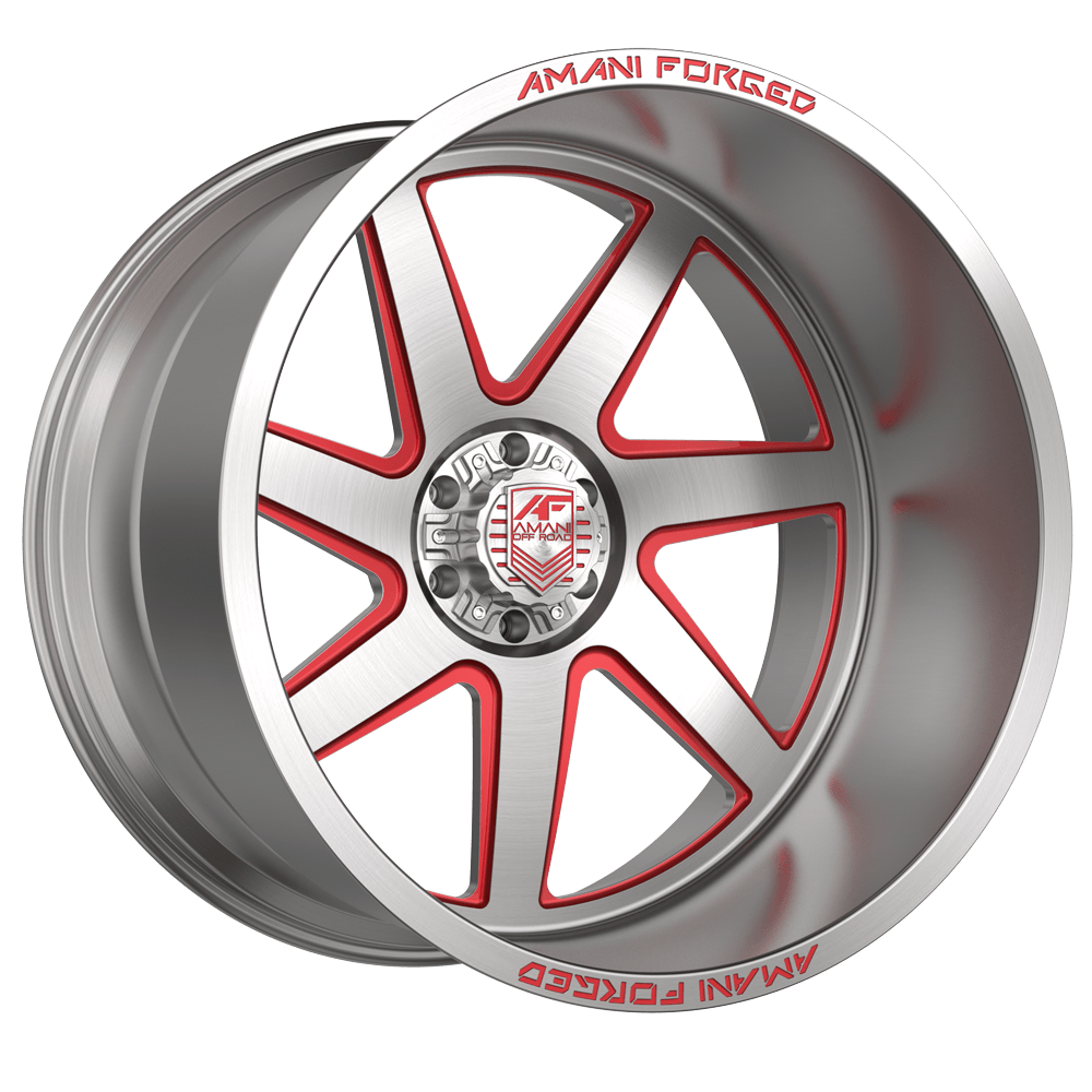 AMANI FORGED OFF-ROAD DEVINE BRUSHED/RED