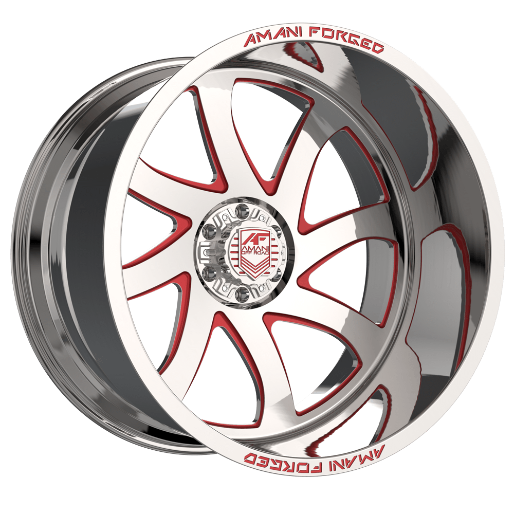 AMANI FORGED OFF-ROAD EMPIRE POLISHED/RED