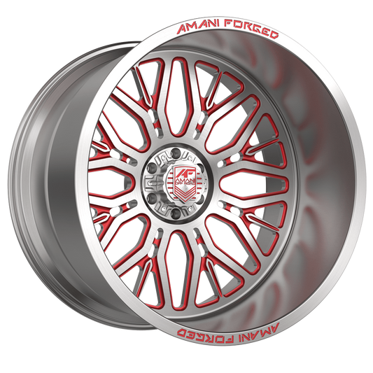 AMANI FORGED OFF-ROAD MAGNOLIA BRUSHED/RED