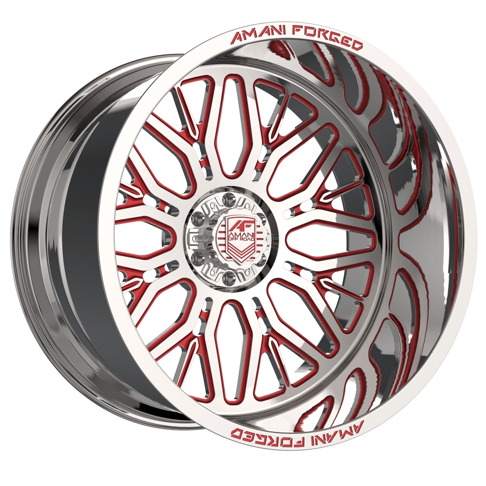 AMANI FORGED OFF-ROAD MAGNOLIA POLISHED/RED