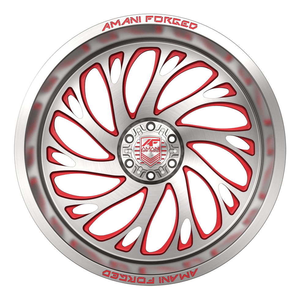 AMANI FORGED OFF-ROAD ATLANTIC BRUSHED/RED