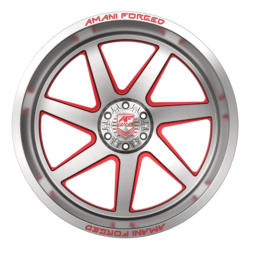 AMANI FORGED OFF-ROAD DEVINE BRUSHED/RED