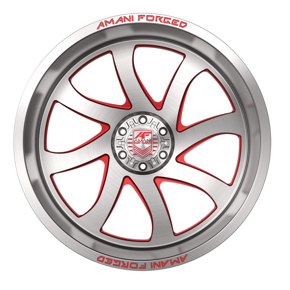 AMANI FORGED OFF-ROAD EMPIRE BRUSHED/RED