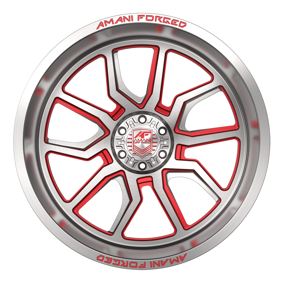 AMANI FORGED OFF-ROAD PERDOMO BRUSHED/RED