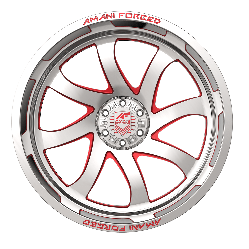 AMANI FORGED OFF-ROAD EMPIRE POLISHED/RED