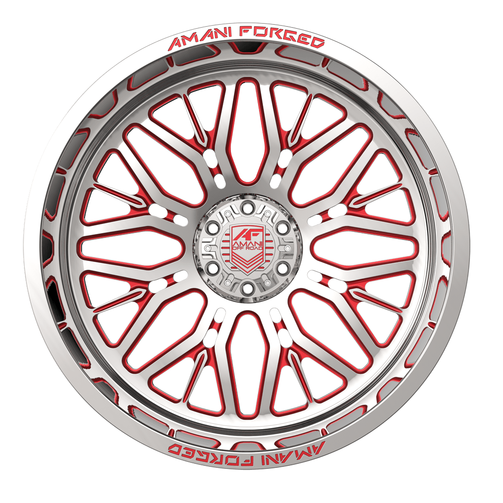 AMANI FORGED OFF-ROAD MAGNOLIA POLISHED/RED