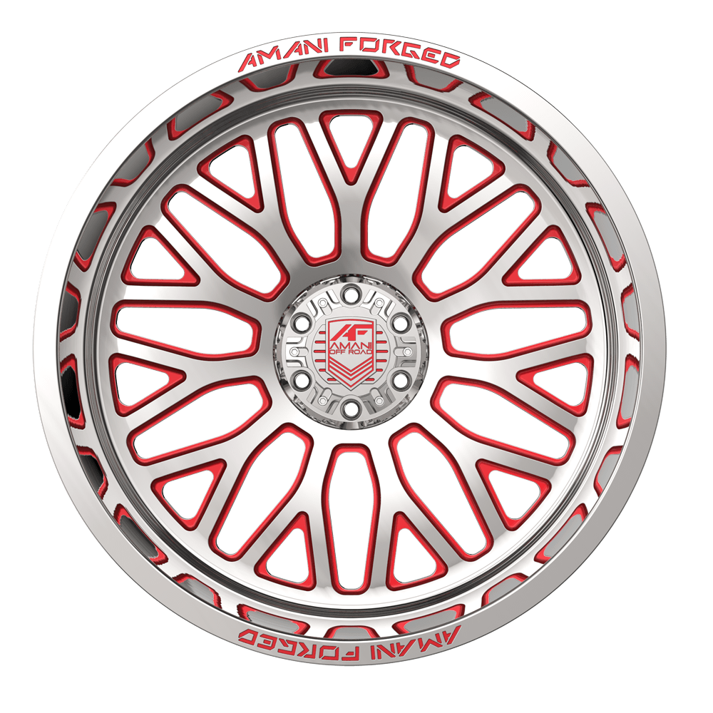 AMANI FORGED OFF-ROAD SORLENO POLISHED/RED