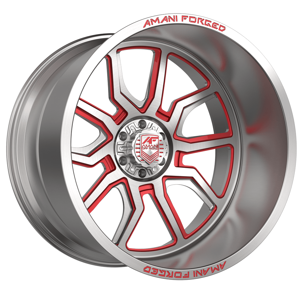 AMANI FORGED OFF-ROAD PERDOMO BRUSHED/RED