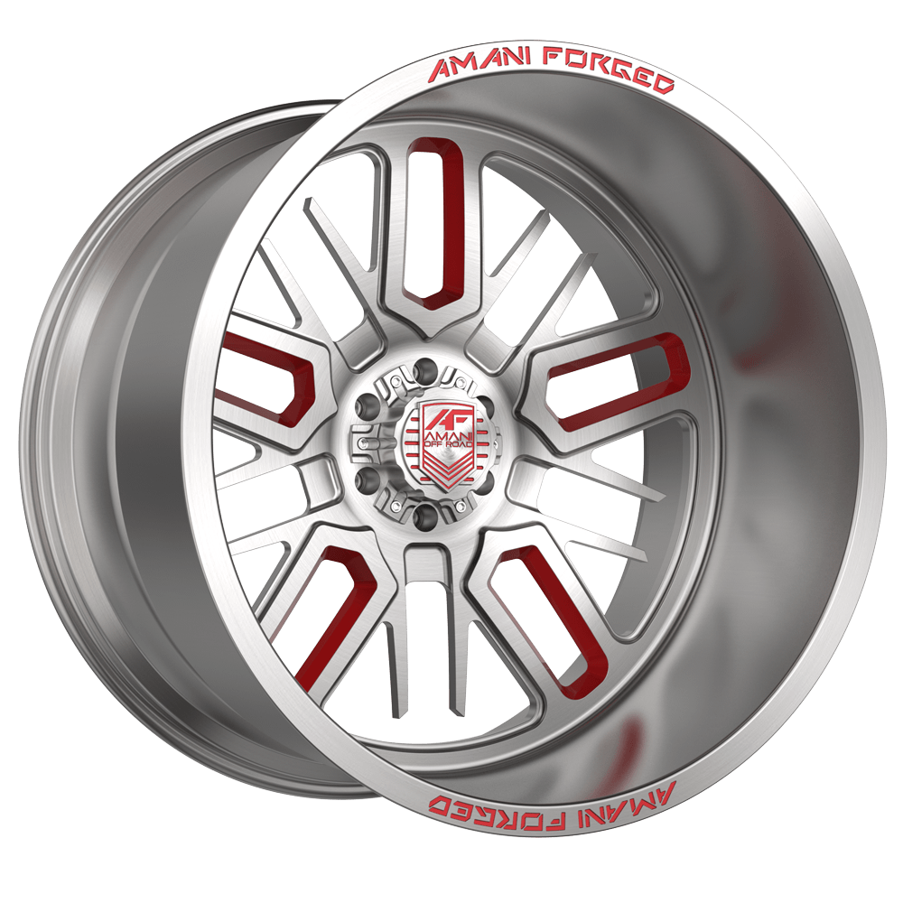 AMANI FORGED OFF-ROAD SURETTI BRUSHED/RED