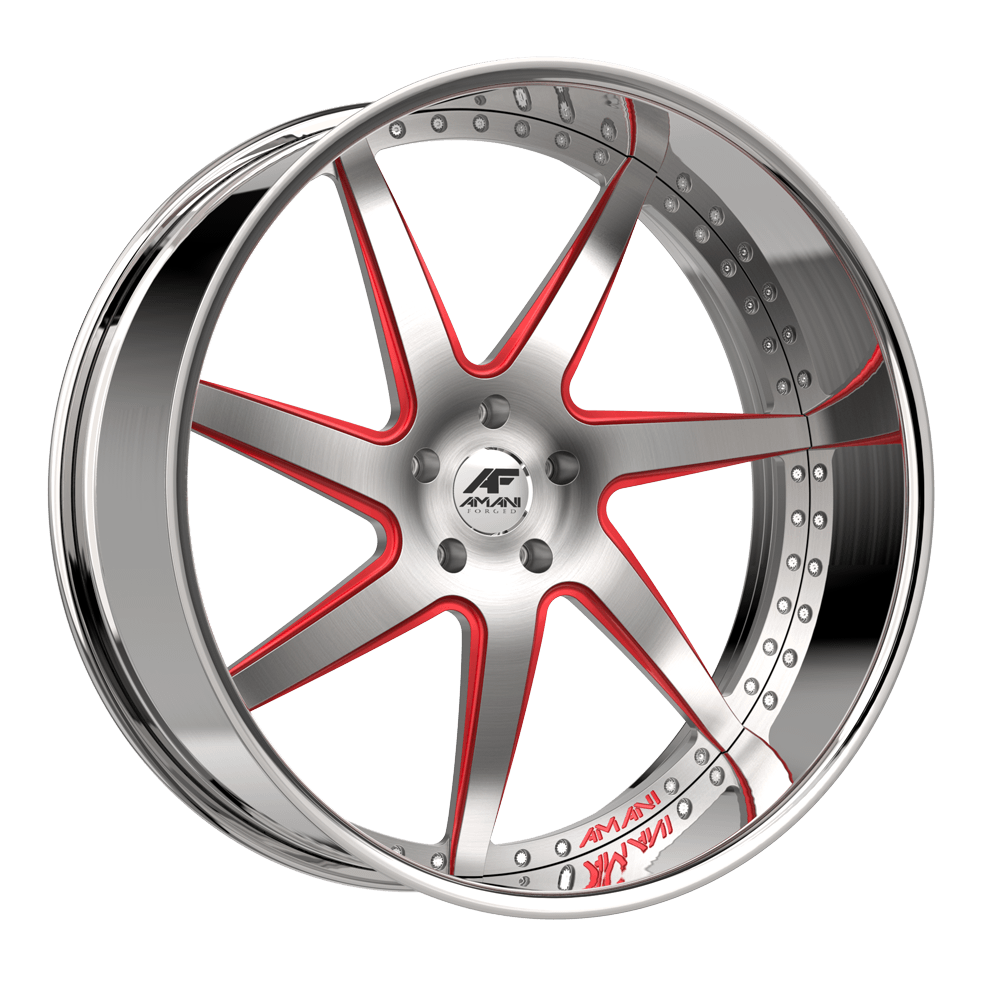 AMANI FORGED ORIGINAL DEVINE BRUSHED/RED