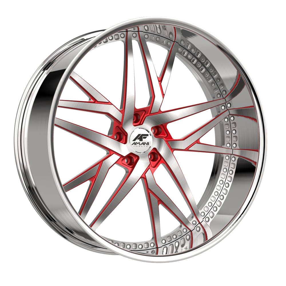 AMANI FORGED ORIGINAL IKON BRUSHED/RED