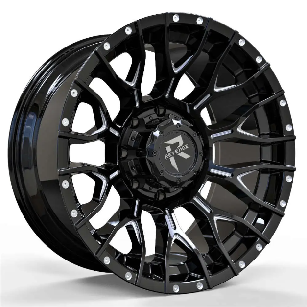 Revenge Offroad RV-201 Black and Milled 6x135, 6x139.7 size 20x9 0ET