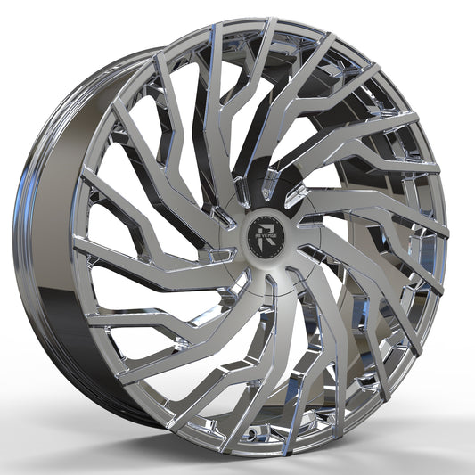 Revenge Luxury Wheels RL-101 Chrome 5x108/5x114.3 Size 18X8 35ET