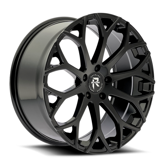 18" Revenge Luxury Wheels RL-105 Gloss Black 18X8 35ET
