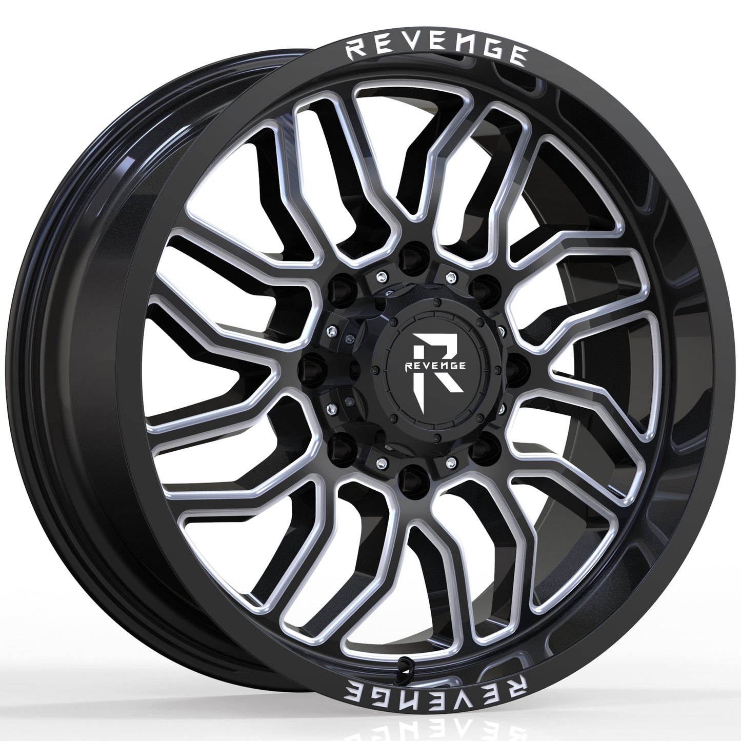 Revenge Offroad RV-205 BLACK AND MILLED 6x135,6x139.7 Size 20x9 0 ET