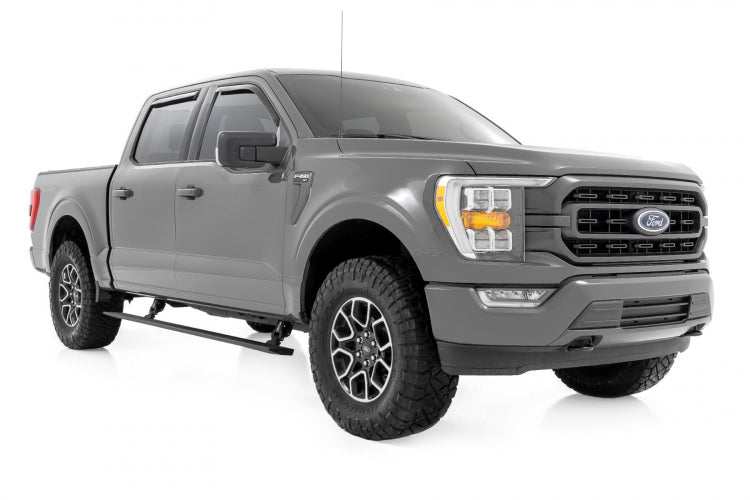 POWER RUNNING BOARDS LIGHTED | CREW CAB | FORD F-150/F-150 LIGHTNING/RAPTOR/SUPER DUTY (15-23)