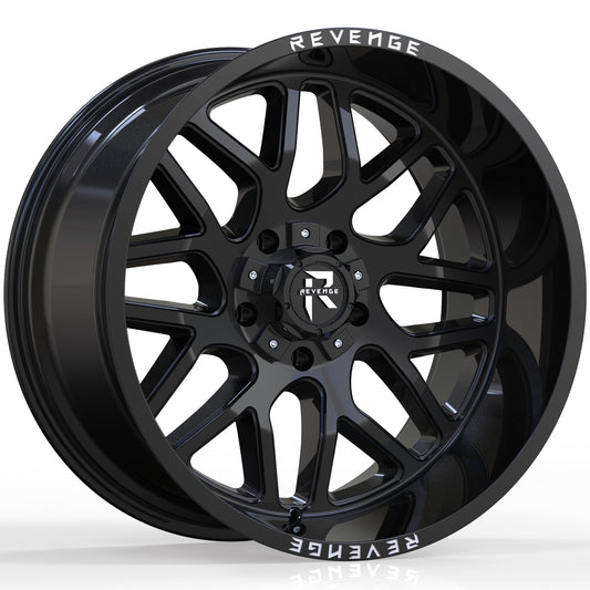 20" Revenge Offroad RV-206 GLOSS BLACK   20X10 -19 ET